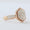 Load image into Gallery viewer, Hexagonal Halo Diamond Ring, 14k Solid Gold, Natural Diamonds, Cocktail Cluster Ring, Statement Bridal Jewelry, Geometric Ring, Gift For Her
