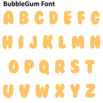 Load image into Gallery viewer, Personalized Initial Enamel Pendant Necklace, 14k Solid Gold, Natural Diamonds, Bubble Minimalist Letter, Custom Everyday Jewelry
