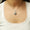 Load image into Gallery viewer, Infinity Loop Diamond Pendant Necklace, 14k Solid Gold, Natural Diamonds, Leaf Green Gemstone Statement Pendant, Stacking Minimalist Jewelry
