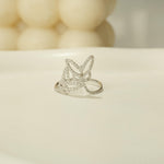 Load image into Gallery viewer, Double Butterfly Natural Diamond Minimalist Ring: 14k Solid Gold Animal Everyday Jewellery, Certified Jewelry, Ready To Ship
