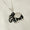 Load image into Gallery viewer, Elephant Diamond Pendant Necklace, 14k Solid Gold, Natural Diamonds, Enamel Hip Hop Jewelry, Animal Statement Chain Necklace
