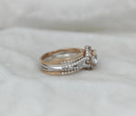 Load image into Gallery viewer, Solitaire Engagement Ring, Round Halo Ring, Moissanite Ring, Wedding Ring, Promise Ring, Art Deco Ring, Bridal ring Gift For Her
