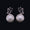 Load image into Gallery viewer, Butterfly Pearl Stud Earrings, Natural Diamonds, Gemstone Earrings, 14k Solid Gold, Gift For Her
