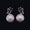 Load image into Gallery viewer, Butterfly Pearl Stud Earrings, Natural Diamonds, Gemstone Earrings, 14k Solid Gold, Gift For Her
