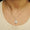 Load image into Gallery viewer, Halo Teardrop Diamond Necklace, 14k Solid Gold, Natural Diamonds, Cluster Set Bridal Chain Pendant, Minimalist Stacking Jewelry
