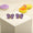 Load image into Gallery viewer, Kids Butterfly Diamond Stud Earrings, 14k Solid Gold With Purple Enameling, Natural Diamonds, Gift for girls, Ready To Ship, HRD Certified

