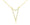 Load image into Gallery viewer, Triangle Diamond Necklace, 14k Solid Gold Diamond Arrow necklace, Natural Diamonds, Layering Solid, Gift For Her

