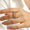 Load image into Gallery viewer, Wide Band Spiral Diamond Ring, 14K Solid Gold, Natural Diamonds, Multiple Rows Cocktail Band, Statement Ring, Ready To Ship, IGI Certified

