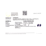 Load image into Gallery viewer, Natural Blue Sapphire &amp; Diamond Open Cuff Ring: 14k Solid Gold Gemstone Cocktail Jewelry, IGI Certified, Ready To Ship
