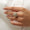 Load image into Gallery viewer, Baguette Cluster Diamond Ring, 14k Solid Gold, Natural Diamond, Two-Toned Illusion Ring, Statement Halo Ring, Ready To Ship, IGI Certified
