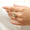 Load image into Gallery viewer, Halo Cluster Diamond Ring, 14K Solid Gold, Illusion Setting Ring, Natural Diamonds, Dual Tone Statement Ring, Broad Band Ring, Gift for Her
