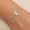 Load image into Gallery viewer, Dragonfly Diamond Chain Bracelet, 14K Solid Gold, Natural Diamonds, Stackable Animal Jewelry, Insect Charm Bracelet, Women&#39;s Day Gift

