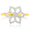 Load image into Gallery viewer, Flower Diamond Ring, 14k Solid Gold, Natural Diamonds, , Everyday Floral Jewelry Gift For Her
