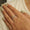 Load image into Gallery viewer, Feather Diamond Ring, Split Shank, 14k Solid Gold, Natural Diamonds, Stackable Ring, Two Tone Floral Jewelry, Ready To Ship
