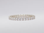 Load image into Gallery viewer, IGI Certified Lab grown Round Diamond Eternity Band: 14K  Solid Gold Stackable Ring

