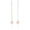 Load image into Gallery viewer, Dangling Thread Diamond Earrings, 14k Solid Gold, Natural Diamonds, Dangle Chain Earrings, Minimalist Jewelry, Ready To Ship
