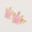 Load image into Gallery viewer, Kids Crown Diamond Stud Earrings, 14k Solid Gold, Natural Diamonds, Pink Enamel Princess Jewelry,  Ready To Ship, HRD Certified
