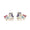 Load image into Gallery viewer, Kids Unicorn Diamond Stud Earrings, 14k Solid Gold With Pink Enameling, Natural Diamonds, Kids jewelry, Gift for toddlers, girls and kids
