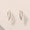 Load image into Gallery viewer, Leaf diamond Stud Earrings , 14k Solid Gold Prong Light Weight , Natural Diamonds , Gift For Her
