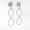 Load image into Gallery viewer, Dangle Diamond Earrings In 14k Solid Gold, Infinity Loop Earrings With Natural Diamonds, Ready To Ship, Women&#39;s Day Gift

