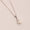 Load image into Gallery viewer, Pearl Diamond Pendant Necklace, 14k Solid Gold,  Natural Diamonds, Gemstones Solitaire Jewelry, Minimalist Stacking Pendant, Bridal Necklace
