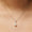 Load image into Gallery viewer, Pearl Diamond Pendant Necklace, 14k Solid Gold,  Natural Diamonds, Gemstones Solitaire Jewelry, Minimalist Stacking Pendant, Bridal Necklace
