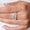 Load image into Gallery viewer, Leaves Diamond Band Ring, 14k Solid Gold, Statement Ring, Round and Baguette Natural Diamond, Crown Wrap Bypass Ring, Gift For Her
