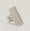 Load image into Gallery viewer, Check Design Cocktail Ring, 14k Solid Gold, Natural Diamonds, Patterned Gold Ring, Triple Shank Statement Ring, Ready To Ship, IGI Certified
