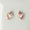 Load image into Gallery viewer, Unicorn Diamond Stud Earrings, 14k Solid Gold, Natural Diamond, Pink Enamel Everyday Earring, Gift For Toddler/Kids/Girls, Ready To Ship
