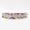 Load image into Gallery viewer, Rainbow Gemstone Diamond Bracelet, 14k Solid Gold, Natural Diamonds, Cluster Cocktail Bangle, Statement Bridal Jewelry, Broad Bridal Cuff
