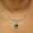Load image into Gallery viewer, Halo Oval Emerald Diamond Necklace Earring Set, 14k Solid Gold, Natural Diamond, Floral Bridal Jewelry, Wedding Statement Jewelry

