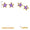 Load image into Gallery viewer, Star Diamond Kids Earrings, 14k Solid Gold Enamel Studs, Natural Diamonds, Everyday jewelry, Gift for girls, Ready To Ship, HRD Certified
