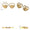 Load image into Gallery viewer, Kids Halo Heart Diamond Earrings, 14k Solid Gold, Natural Diamonds, Minimalist Everyday Jewelry, Gift for toddlers/girls/kids, Ready To Ship
