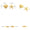 Load image into Gallery viewer, Starfish and Seashell Diamond Kids Earrings, 14k Solid Gold, Natural Diamond, Mismatched Everyday Studs, Gift for toddlers, girls and kids
