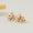 Load image into Gallery viewer, Kids Textured Floral Diamond Earrings, 14k Solid Gold, Natural Diamond, Layered Petal Bloom Studs, Gift for toddler/girls/kid, Ready To Ship
