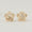 Load image into Gallery viewer, Kids Textured Floral Diamond Earrings, 14k Solid Gold, Natural Diamond, Layered Petal Bloom Studs, Gift for toddler/girls/kid, Ready To Ship
