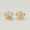 Load image into Gallery viewer, Kids Textured Floral Diamond Earrings, 14k Solid Gold, Natural Diamond, Layered Petal Bloom Studs, Gift for toddler/girls/kid, Ready To Ship
