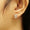 Load image into Gallery viewer, Apple Diamond Stud Earrings, 14k Solid Gold, Natural Diamonds, Cluster Pave Setting, Everyday Earrings, Women&#39;s Day Gift
