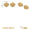 Load image into Gallery viewer, Seashell Diamond Kids Earrings, 14k Solid Gold, Natural Diamond, Minimalistic Everyday Studs, Ocean Jewelry, Gift for toddlers, girl and kid

