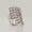 Load image into Gallery viewer, Check Design Cocktail Ring, 14k Solid Gold, Natural Diamonds, Patterned Gold Ring, Triple Shank Statement Ring, Ready To Ship, IGI Certified
