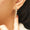 Load image into Gallery viewer, Diamond String Earrings With Illusion Setting, 14k Solid Gold, Natural Diamonds, Ready To Ship, Women&#39;s Day Gift

