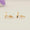 Load image into Gallery viewer, Heart Diamond Kids Earrings, 14k Solid Gold Enamel Studs, Natural Diamond, Minimalistic Everyday jewelry, Gift for toddlers, girls, and kid
