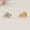 Load image into Gallery viewer, Kids Hot Air Balloon Diamond Earrings, 14k Solid Gold, Colorful Enamel Studs, Natural Diamonds, Gift for toddlers/girls/kids, Ready To Ship
