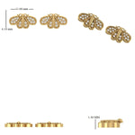 Load image into Gallery viewer, Bee Diamond Kids Earrings, 14k Solid Gold, Natural Diamonds, Insect Animal Jewelry, Gift for Toddlers/girls, Ready To Ship, HRD Certified
