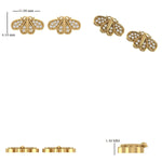 Load image into Gallery viewer, Bee Diamond Kids Earrings, 14k Solid Gold, Natural Diamonds, Insect Animal Jewelry, Gift for Toddlers/girls, Ready To Ship, HRD Certified
