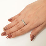 Load image into Gallery viewer, Miami Cuban Diamond Ring, 14K Solid Gold, Eternity Stacking Band, Natural Diamonds, Chain Link Wedding Band, Everyday Jewelry, Gift For Her
