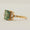 Load image into Gallery viewer, Emerald Diamond Ring, Gemstone Engagement Ring, 14K Solid Gold, Natural Diamonds, Wedding Promise Ring, Statement Ring, Gift For Her
