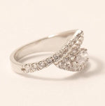 Load image into Gallery viewer, Leaf Pear Diamond Wrap Ring, 14k Solid Gold, Statement Open Band Ring, Natural Diamonds, Everyday Jewelry, Bypass Band Ring, Gift For Her
