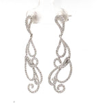 Load image into Gallery viewer, Dangle Diamond Earrings In 14k Solid Gold, Chandelier Earrings With Natural Diamonds, Ready To Ship, Women&#39;s Day Gift
