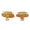 Load image into Gallery viewer, Gold Square Dome Diamond Studs, 14k Solid Gold, Natural Diamonds, Flush Set Matte Statement Cocktail Earrings, Ready To Ship, IGI Certified
